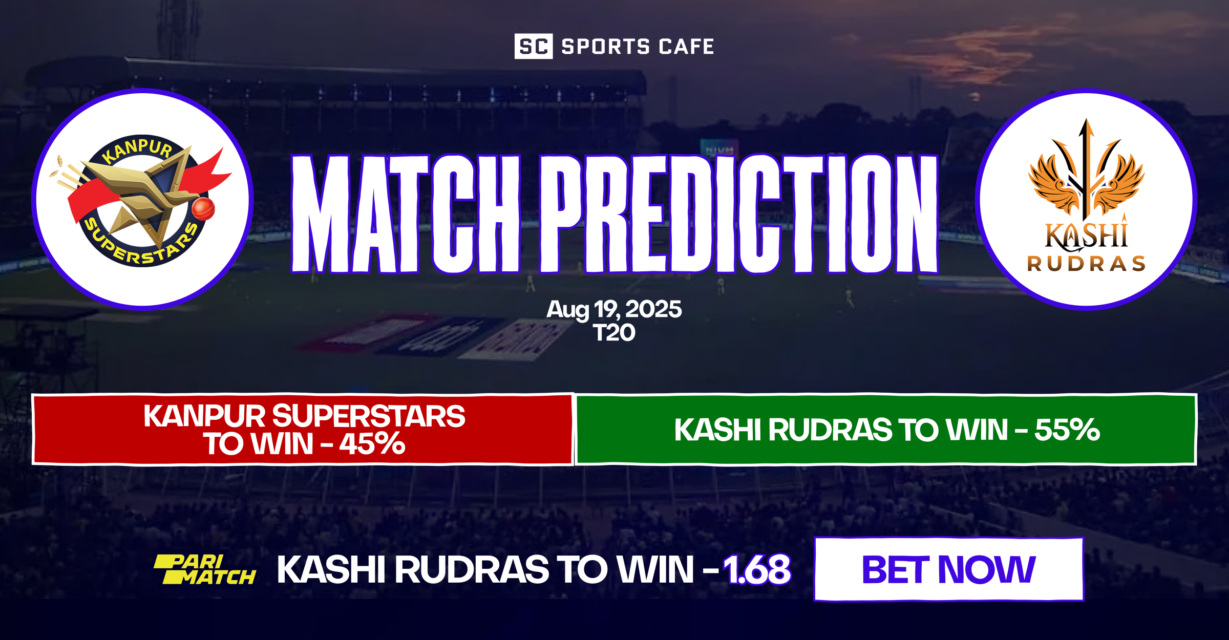 Kanpur Superstars vs Kashi Rudras